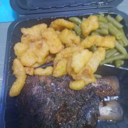 Beef ribs platter