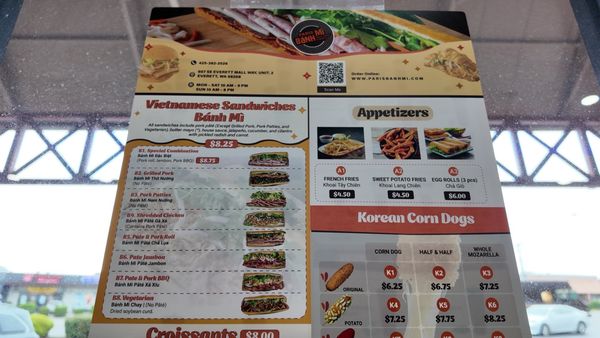 Menu photo 1 Paris Banh Mi Everett, WA Menu photo 1 Paris Banh Mi Everett, WA