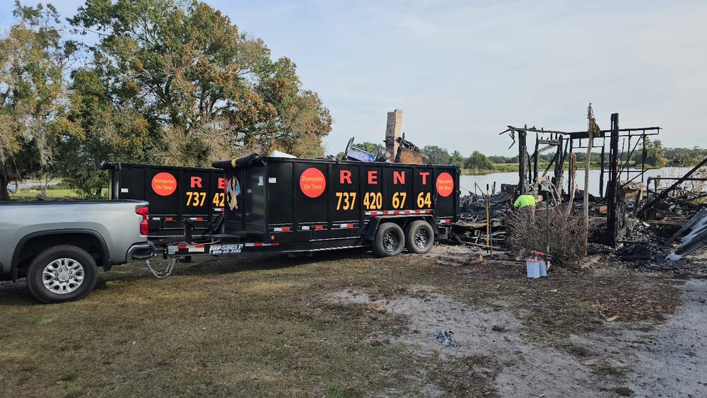 Slide of Dumpster On Time