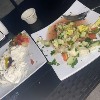 Sinbad Restaurant & Cafe - Greek salad and dip - Mediterranean Near Me - Boca Raton, Florida Sinbad Restaurant & Cafe - Greek salad and dip - Mediterranean Near Me - Boca Raton, Florida