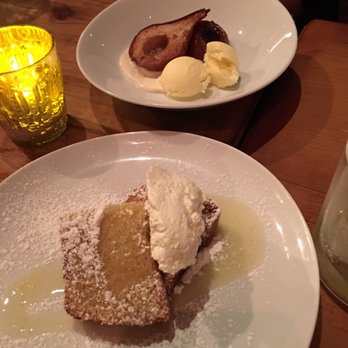 The Dapper Goose - Olive Oil Cake and Roasted Pears - New American Near Me - Buffalo, New York