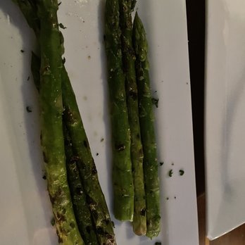 Blackfin Bistro - Side of asparagus. Some eaten from the middle already! - Seafood Near Me - Key West, Florida