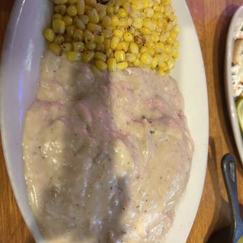 Texaz Grill - Chicken & dumplings (canned corn, likely canned soup for the gravy ... totally miss my mom's dumplings!) - Steakhouses Near Me - Phoenix, Arizona Texaz Grill - Chicken & dumplings (canned corn, likely canned soup for the gravy ... totally miss my mom's dumplings!) - Steakhouses Near Me - Phoenix, Arizona