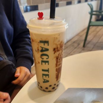 Face Tea - Brown sugar milk tea - Bubble Tea Near Me - Lake Mary, Florida