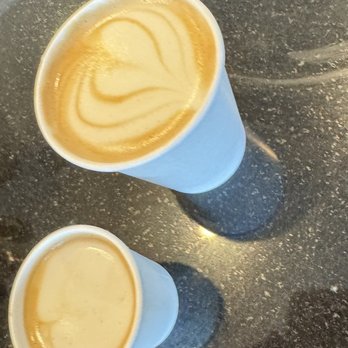 Abode Coffee - two cups of coffee on a table - Coffee & Tea Near Me - Wildomar, California