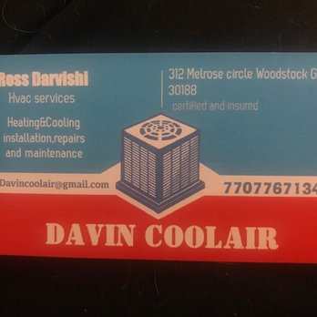 Davin cool air - Heating & Air Conditioning/HVAC Near Me - Woodstock, Georgia