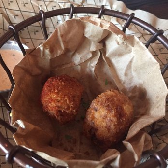 Blatt Beer & Table - Last of the MAC and cheese bites...would order again. - Gastropubs Near Me - Omaha, Nebraska
