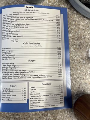 Menu photo 5 Judy's Cafe Anchorage, AK
