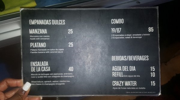 Menu photo 2 19/87 Empanadas Tijuana, BCN Menu photo 2 19/87 Empanadas Tijuana, BCN