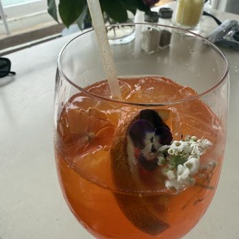 Malibu Farm Pier Cafe - Passionfruit Spritz - Cafes Near Me - Malibu, California Malibu Farm Pier Cafe - Passionfruit Spritz - Cafes Near Me - Malibu, California