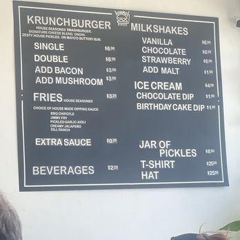 Krunch Burger - Menu - Burgers Near Me - La Mirada, California Krunch Burger - Menu - Burgers Near Me - La Mirada, California