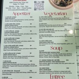 Menu page 1 Menu page 1