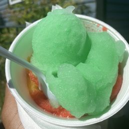 Green apple and strawberry mango