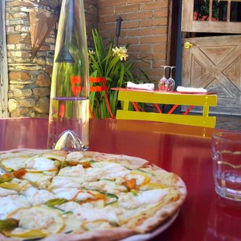 Corkscrew Cafe - Squash blossom pizza. - American Near Me - Carmel Valley, California Corkscrew Cafe - Squash blossom pizza. - American Near Me - Carmel Valley, California