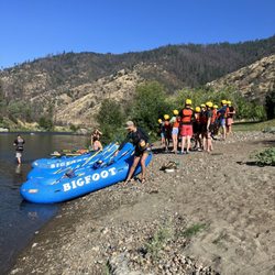Bigfoot Rafting - Safety talk with our guides.
