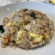 Photo of Bogart's Cafe - Honolulu, HI, United States. Garlic Shrimp Fried Rice (Yum!)