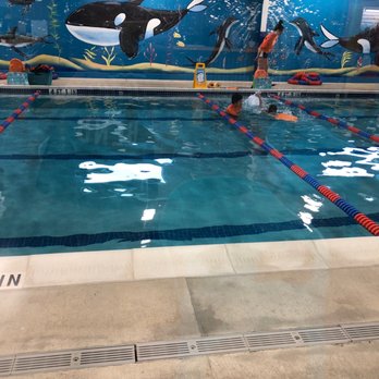 Goldfish Swim School - Shows spaced lanes and swimmer lane. - Swimming Lessons/Schools Near Me - Richmond, Texas Goldfish Swim School - Shows spaced lanes and swimmer lane. - Swimming Lessons/Schools Near Me - Richmond, Texas