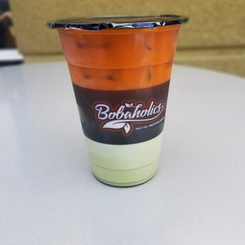 Bobaholics - Matcha thai tea - Bubble Tea Near Me - San Jose, California