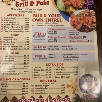 Hawaii Grill and Poke - Menu - Hawaiian Near Me - Watauga, Texas