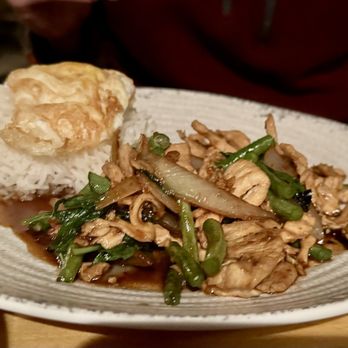 Noodlehead - Kapow chicken (jammy egg at the top) - Thai Near Me - Pittsburgh, Pennsylvania