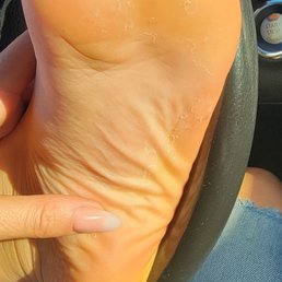 My foot after a padicure My foot after a padicure
