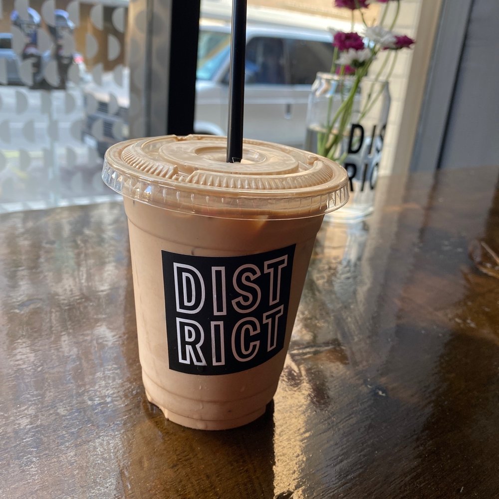 District Coffee - White Mocha Raspberry Latte - Coffee & Tea Near Me - El Paso, Texas