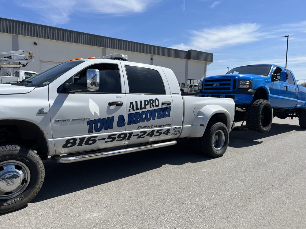 ALL PRO TOW Updated August 2024 Request a Quote Harrisonville, Missouri Towing Phone