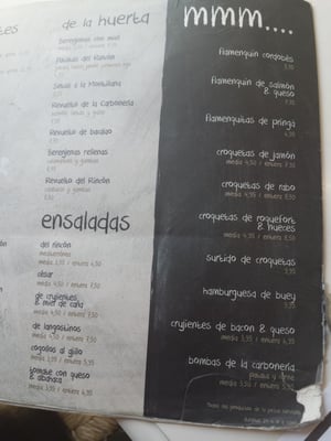 Menu photo 2 La Carboneria Córdoba, CO