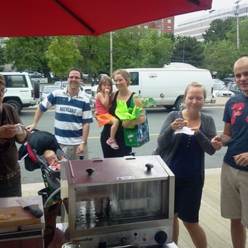 Halifax Footlongs - Sunday crowd check out Halifax Footlong's Hawaiians, one of two signature seasonal Dogs on offered at the cart. - Hot Dogs Near Me - Halifax, Nova Scotia