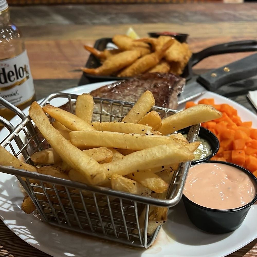 Shrimp, fries , modelo Shrimp, fries , modelo