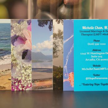 Michelle Chan, LMFT - Phone number @ (626) 559-1112; Email @ fosteringhopetogether@gmail.com; Message through website @ www.MichelleChanLMFT.com - Counseling & Mental Health Near Me - Arcadia, California