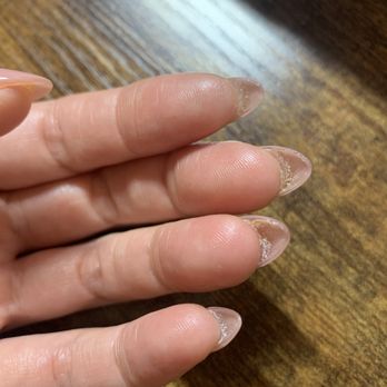 Us Nails & Spa - Poorly done Gel X nails! - Nail Salons Near Me - Chino Hills, California