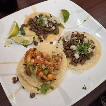 Taqueria Blue Tortilla Restaurant  - Asada and shrimp  tacos - Mexican Near Me - Gilbert, Arizona