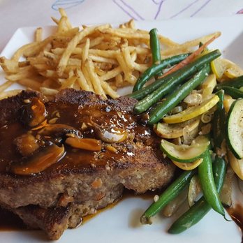 Twisted Fish Steakhouse - meatloaf. The gravy was delicious and the veggies perfectly seasoned! - Steakhouses Near Me - Seaside, Oregon Twisted Fish Steakhouse - meatloaf. The gravy was delicious and the veggies perfectly seasoned! - Steakhouses Near Me - Seaside, Oregon