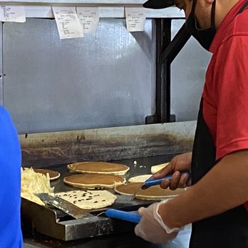 Frank's Grill - Chocolate chip pancakes - Huge!! - Diners Near Me - Houston, Texas Frank's Grill - Chocolate chip pancakes - Huge!! - Diners Near Me - Houston, Texas