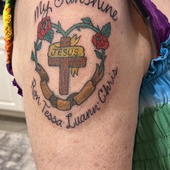 American Vengeance Tattoo - The wonderful job Moody did redoing it for me. I love it and could not be happier! - Tattoo Near Me - Amarillo, Texas American Vengeance Tattoo - The wonderful job Moody did redoing it for me. I love it and could not be happier! - Tattoo Near Me - Amarillo, Texas