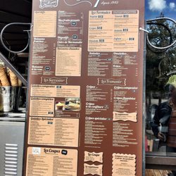 Mammy Gâteaux - Menu outside