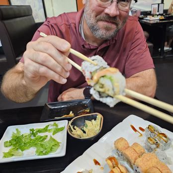 Kyoto Sushi - Cheers!! We had the sexy girl roll, dynamite roll, spicy salmon roll, and rainbow roll...all flavorful and delicious! - Japanese Near Me - Roseville, Minnesota Kyoto Sushi - Cheers!! We had the sexy girl roll, dynamite roll, spicy salmon roll, and rainbow roll...all flavorful and delicious! - Japanese Near Me - Roseville, Minnesota