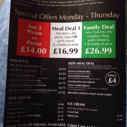 La Dolce Vita - Menu