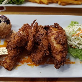 Two Penguins Tap & Grill - Al's Fried Chicken with Nashville Hot sauce - Beer Gardens Near Me - Centennial, Colorado Two Penguins Tap & Grill - Al's Fried Chicken with Nashville Hot sauce - Beer Gardens Near Me - Centennial, Colorado