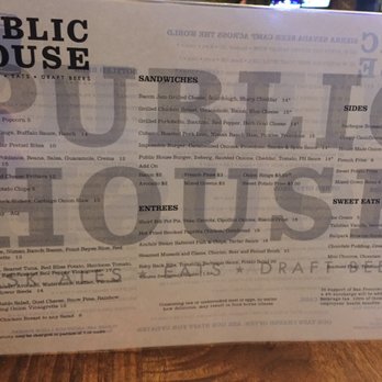 Public House - Food menu - Sports Bars Near Me - San Francisco, California Public House - Food menu - Sports Bars Near Me - San Francisco, California