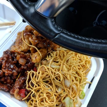 Panda Express - Large portions, eating for lunch, leftovers for dinner. Yes eating in my car....lol but not eating with chopsticks while driving. - Fast Food Near Me - Lexington, Kentucky