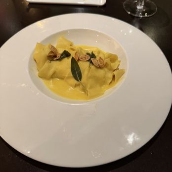Restaurant R'evolution - Pumpkin tagliatelle - Cajun/Creole Near Me - New Orleans, Louisiana Restaurant R'evolution - Pumpkin tagliatelle - Cajun/Creole Near Me - New Orleans, Louisiana