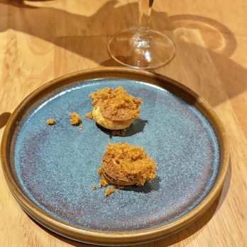 Moon Rabbit - Finishing bites - salted egg yolk and pork floss - Vietnamese Near Me - Washington, DC, District of Columbia Moon Rabbit - Finishing bites - salted egg yolk and pork floss - Vietnamese Near Me - Washington, DC, District of Columbia