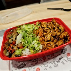 Grilled Chicken Rice Bowl. Alright. Chicken was a bit overcooked (get the fried chicken instead)