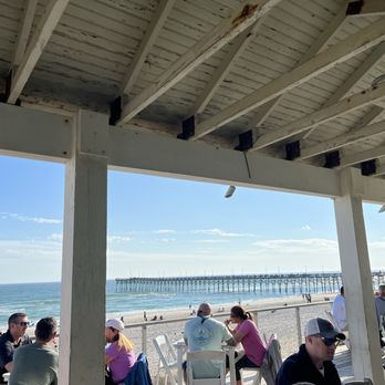 Daddy Mac's Beach Grille - Outside dining area. Surf City Pier - Seafood Near Me - Surf City, North Carolina