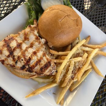 Up The Creek - Grilled Chicken Sandwich , Truffle Fries - American Near Me - Vail, Colorado Up The Creek - Grilled Chicken Sandwich , Truffle Fries - American Near Me - Vail, Colorado