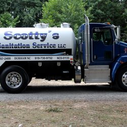 Scottys Sanitation Service - We'd love to help you!  Call us at 919-682-2400