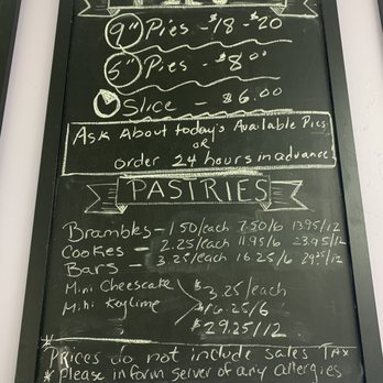 Drive-By Pies - Menu - Bakeries Near Me - Brookline, Massachusetts