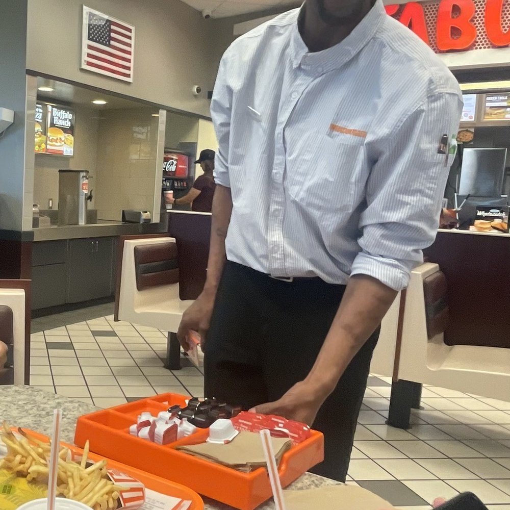 Whataburger - Our order taker and server- one big reason our visit was so enjoyable. - Fast Food Near Me - Peoria, Arizona Whataburger - Our order taker and server- one big reason our visit was so enjoyable. - Fast Food Near Me - Peoria, Arizona